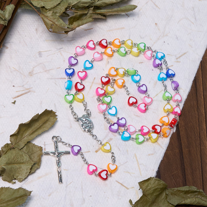 Regenbogenherz Bunter Rosenkranz - image 3