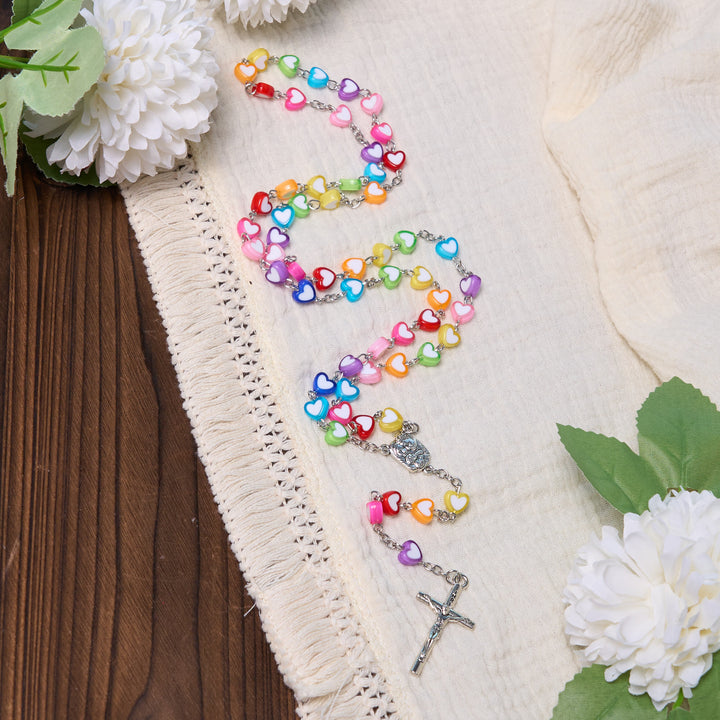 Regenbogenherz Bunter Rosenkranz - Mehrfarbig - image 1