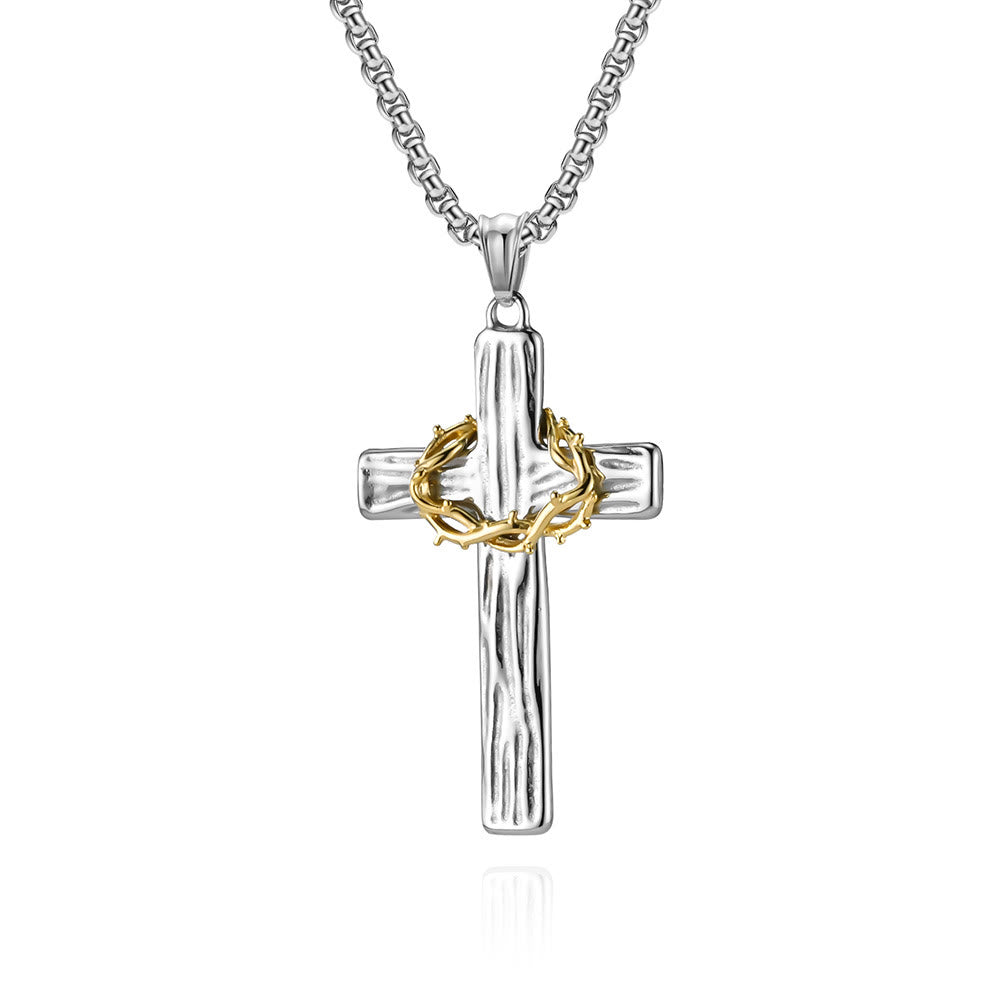 Christianartworkshop GLAUBE ALS IHRE RÜSTUNG: Jesus-Dornenkrone, Kreuz, Heilige Halskette - image 3