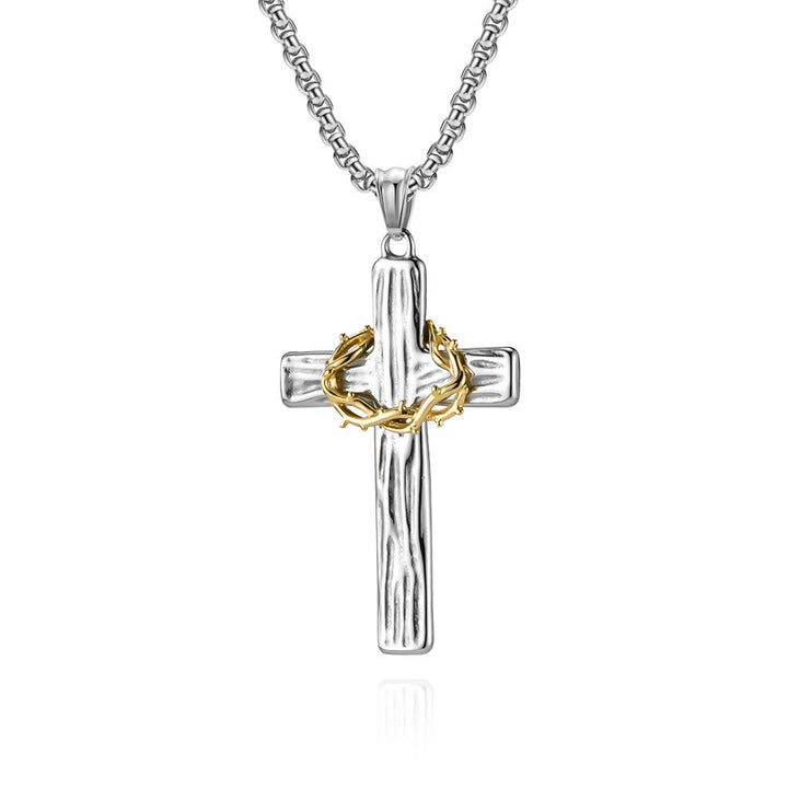 Christianartworkshop GLAUBE ALS IHRE RÜSTUNG: Jesus-Dornenkrone, Kreuz, Heilige Halskette - image 3