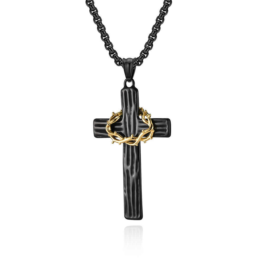 Christianartworkshop GLAUBE ALS IHRE RÜSTUNG: Jesus-Dornenkrone, Kreuz, Heilige Halskette - image 7