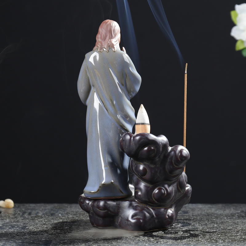 Christianartworkshop Weihrauchbrenner im klassischen Stil, Jungfrau Maria und Jesus, Schreibtisch-Dekoration, Ornament
