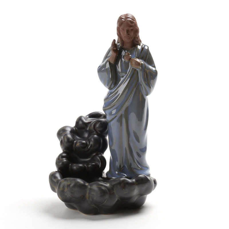 Christianartworkshop Weihrauchbrenner im klassischen Stil, Jungfrau Maria und Jesus, Schreibtisch-Dekoration, Ornament