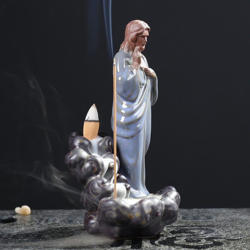 Christianartworkshop Weihrauchbrenner im klassischen Stil, Jungfrau Maria und Jesus, Schreibtisch-Dekoration, Ornament