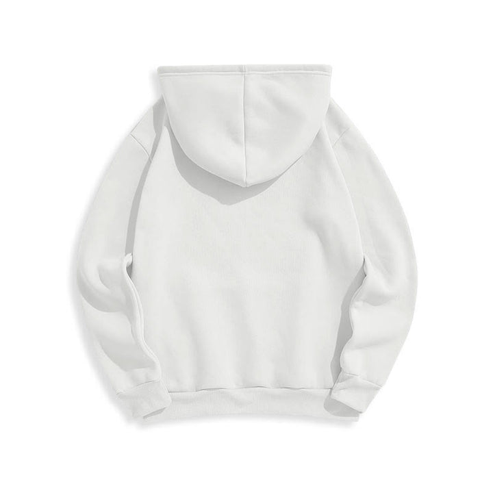 Christianartworkshop Moderner Stil Faith Can Move Mountains Fleece-gefütterter Polyester-Kapuzenpullover