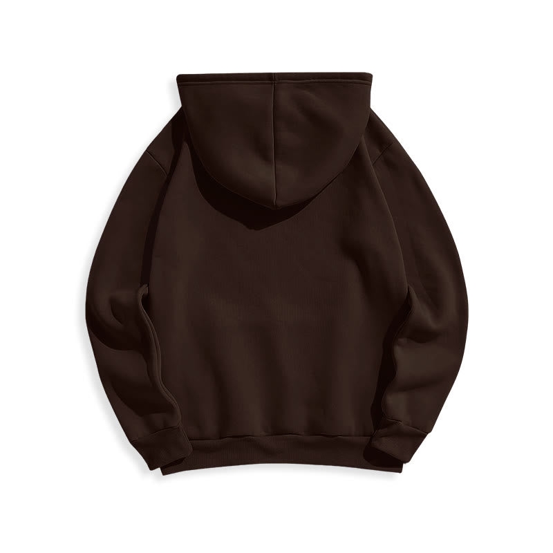 Christianartworkshop Zitat-Stil Ich werde dem Herrn dienen Fleecegefütterter Polyester-Hoodie - image 14