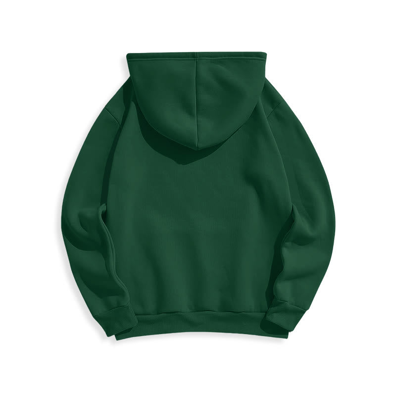 Christianartworkshop Moderner Stil Faith Can Move Mountains Fleece-gefütterter Polyester-Kapuzenpullover