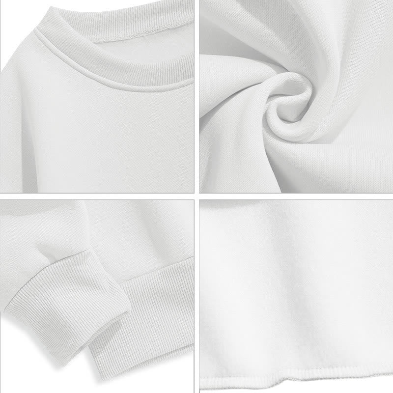 Christianartworkshop Sweatshirt im klassischen Stil mit Fleecefutter für die Heilige Dreifaltigkeit und Einheit aus Polyester