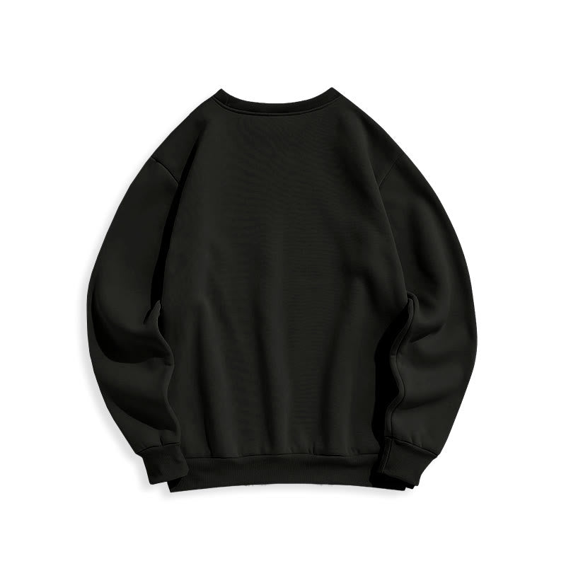 Christianartworkshop Klassischer Stil: Meine Identität liegt im Kreuz von Jesus Christus, mit Fleece gefüttertes Polyester-Sweatshirt