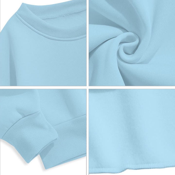 Christianartworkshop Sweatshirt im klassischen Stil mit Fleecefutter für die Heilige Dreifaltigkeit und Einheit aus Polyester