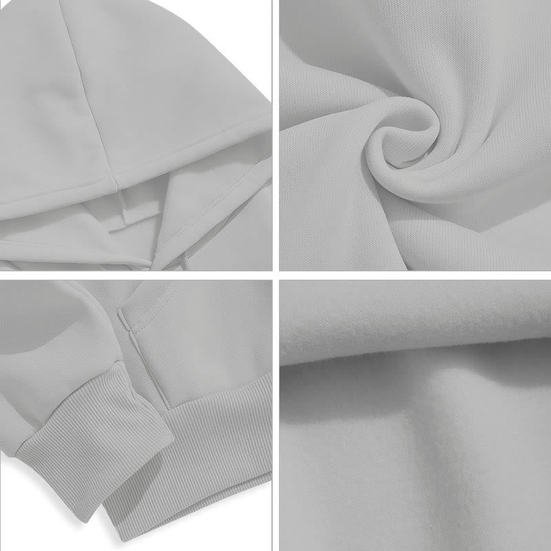 Christianartworkshop Farbiger Stil „Jeder Atemzug spricht seinen Namen“ Polyester-Kapuzenpullover mit Fleecefutter - image 34