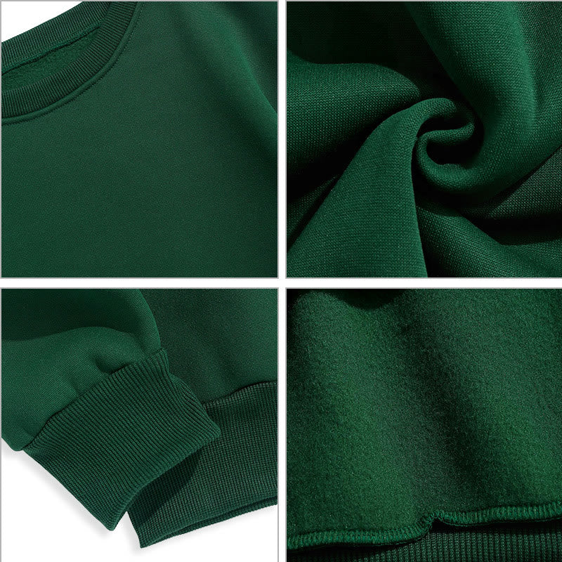 Christianartworkshop Sweatshirt im klassischen Stil mit Fleecefutter für die Heilige Dreifaltigkeit und Einheit aus Polyester
