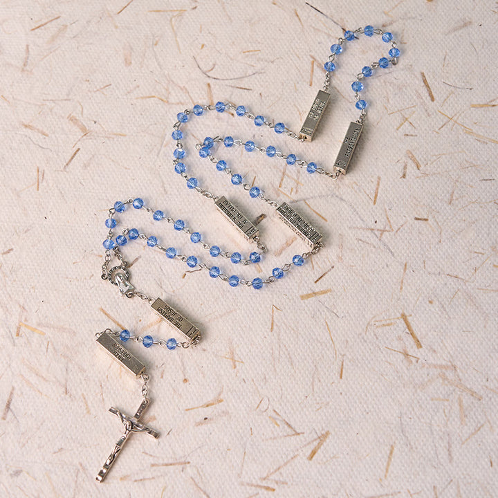 Christianartworkshop Der Mysterien-Rosenkranz, graviert, Mystery Bar - image 10