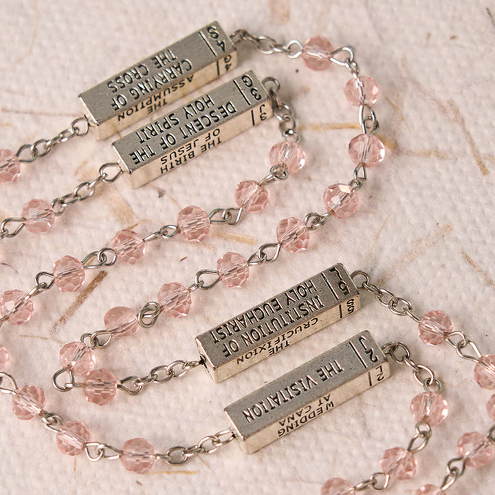 Christianartworkshop Der Mysterien-Rosenkranz, graviert, Mystery Bar - image 7