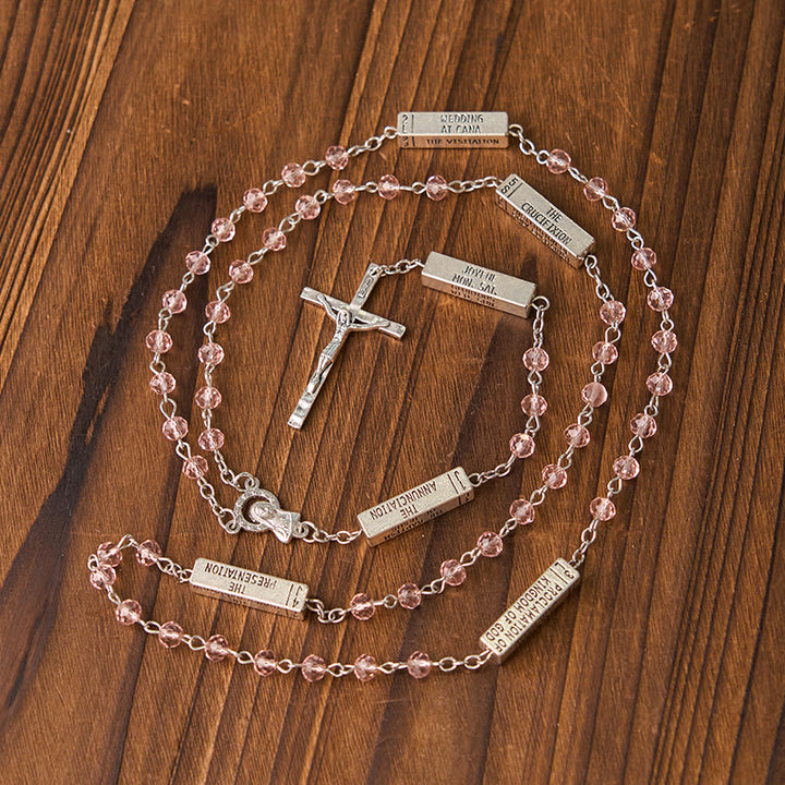 Christianartworkshop Der Mysterien-Rosenkranz, graviert, Mystery Bar - image 10