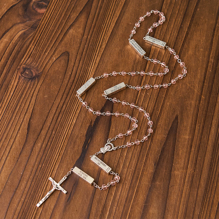 Christianartworkshop Der Mysterien-Rosenkranz, graviert, Mystery Bar - image 5