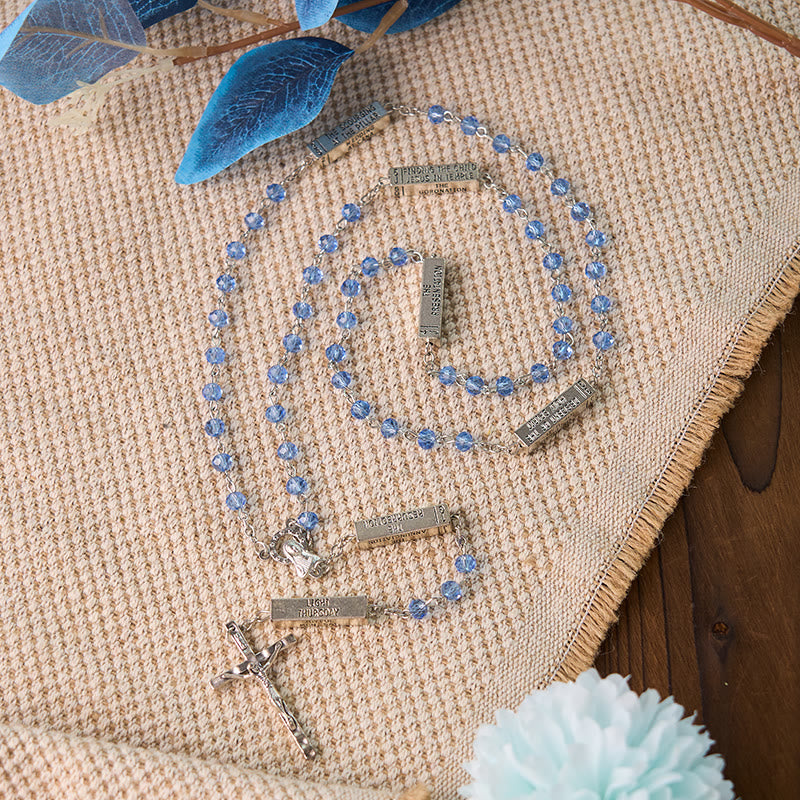 Christianartworkshop Der Mysterien-Rosenkranz, graviert, Mystery Bar - image 8