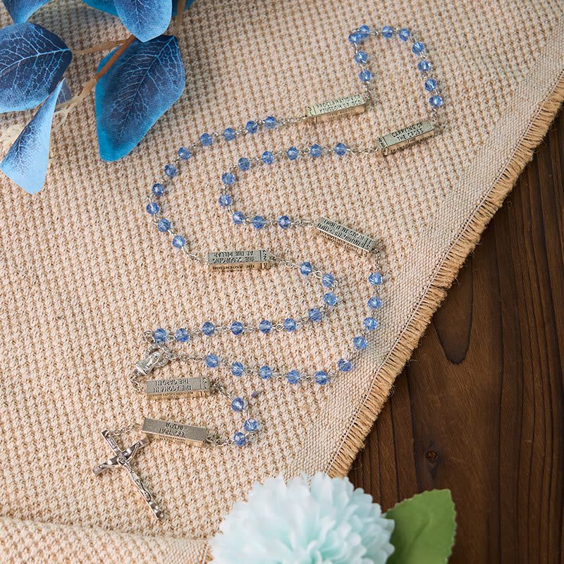 Christianartworkshop Der Mysterien-Rosenkranz, graviert, Mystery Bar - image 3