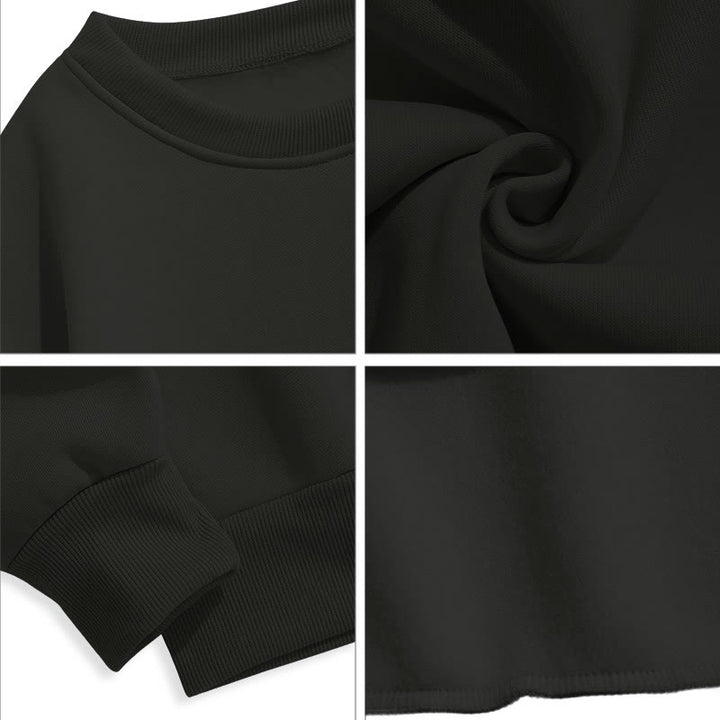 Christianartworkshop Zitat-Stil Ich kann alles schaffen Fleecegefüttertes Polyester-Sweatshirt - image 9