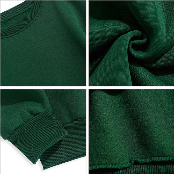 Christianartworkshop Klassisches Sweatshirt mit Aufschrift „Vater, vergib ihnen, Kruzifix“ aus Polyester mit Fleecefutter - image 24