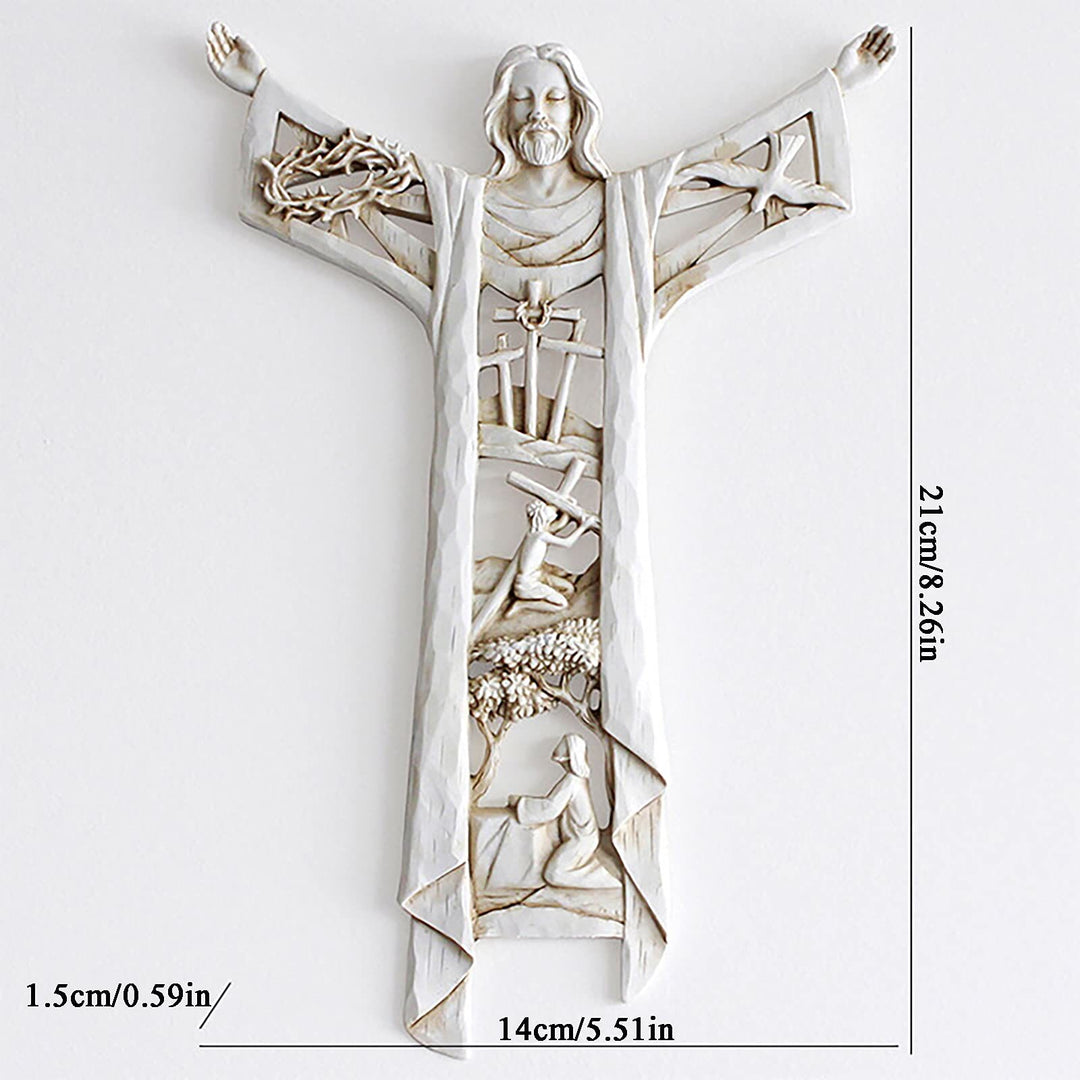 Christianartworkshop Figur mit Jesus-Armen im klassischen Stil, Schreibtischdekoration, Ornament - image 3