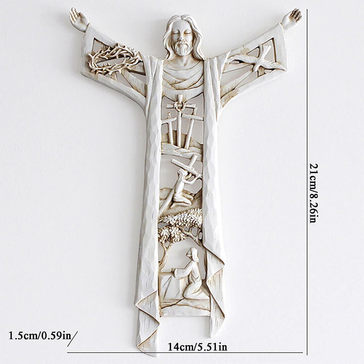 Christianartworkshop Figur mit Jesus-Armen im klassischen Stil, Schreibtischdekoration, Ornament - image 3