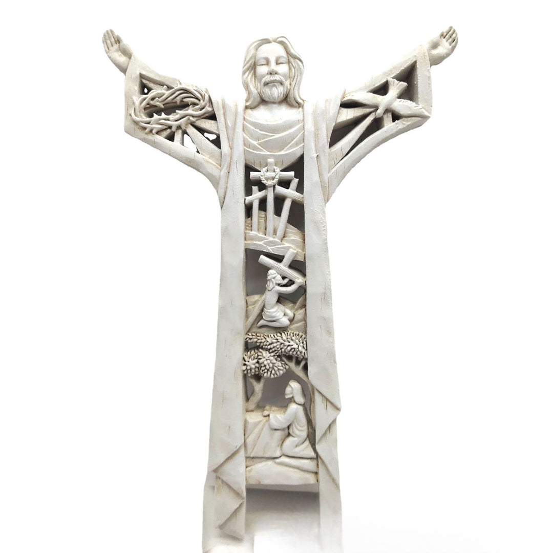 Christianartworkshop Figur mit Jesus-Armen im klassischen Stil, Schreibtischdekoration, Ornament - Jesus - image 0