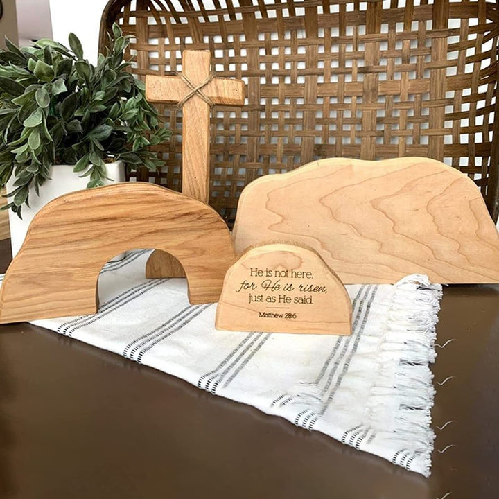 Christianartworkshop Klassischer Stil, Auferstehungsszene mit dem leeren Grab, Schreibtisch-Dekoration, Ornament