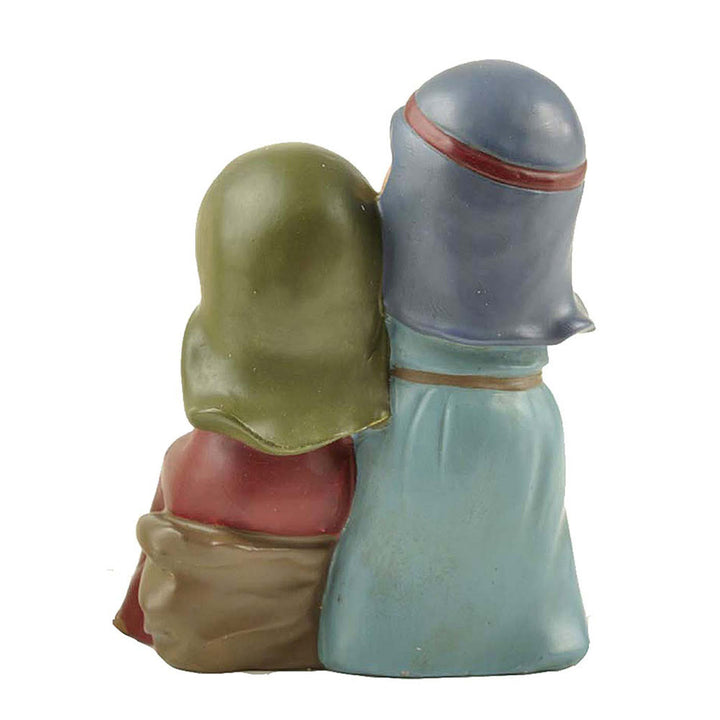 Christianartworkshop Skulptur im Cartoon-Stil der Heiligen Familie, stereoskopische Desktop-Ornamente aus Kunstharz