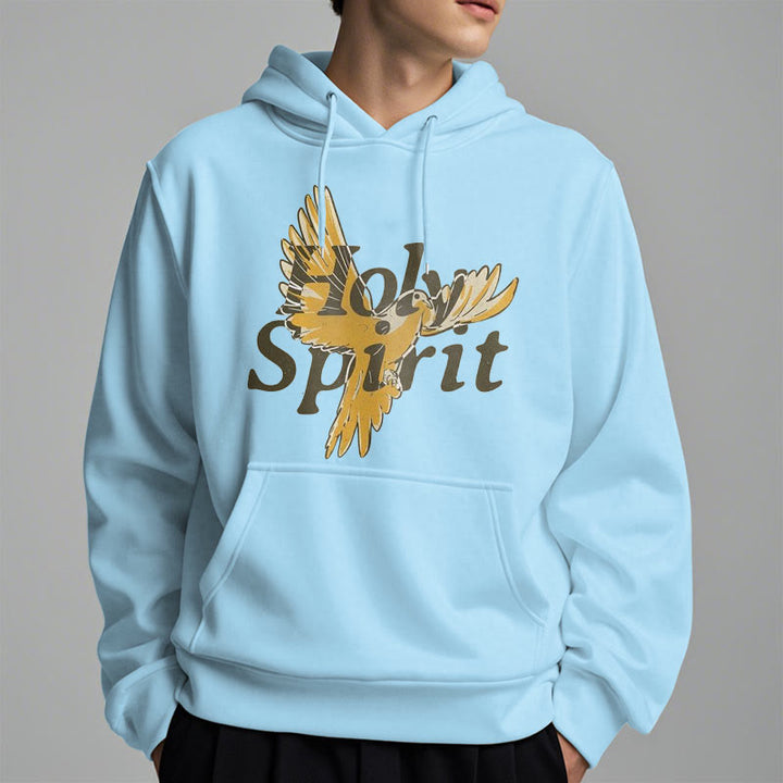 Christianartworkshop Klassischer Hoodie mit Heiliger-Geist-Motiv und fliegender Taube, gefüttert mit Polyester, Fleece-Futter - image 27