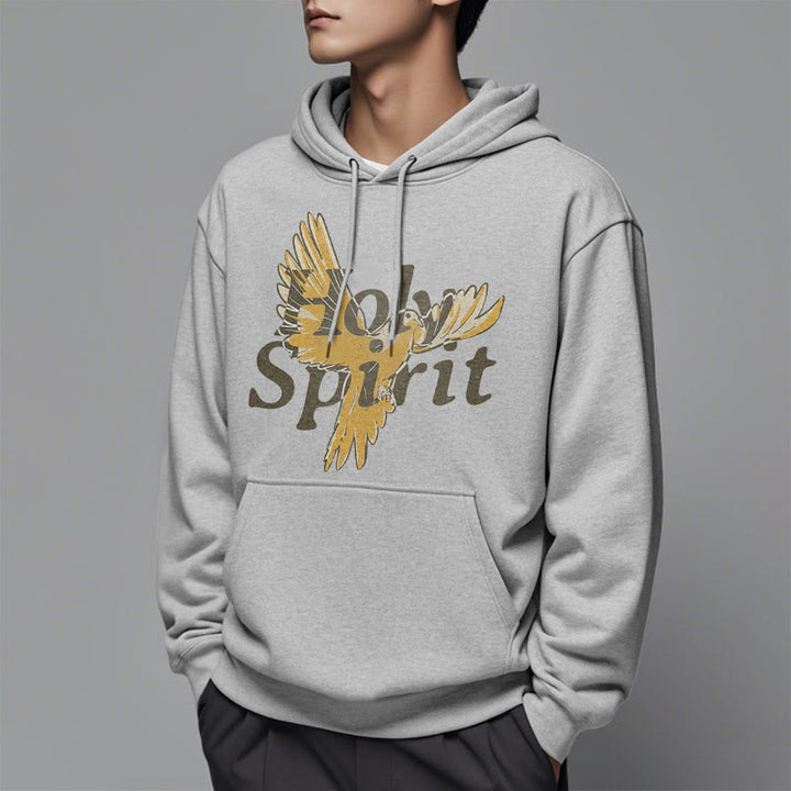 Christianartworkshop Klassischer Hoodie mit Heiliger-Geist-Motiv und fliegender Taube, gefüttert mit Polyester, Fleece-Futter - image 32