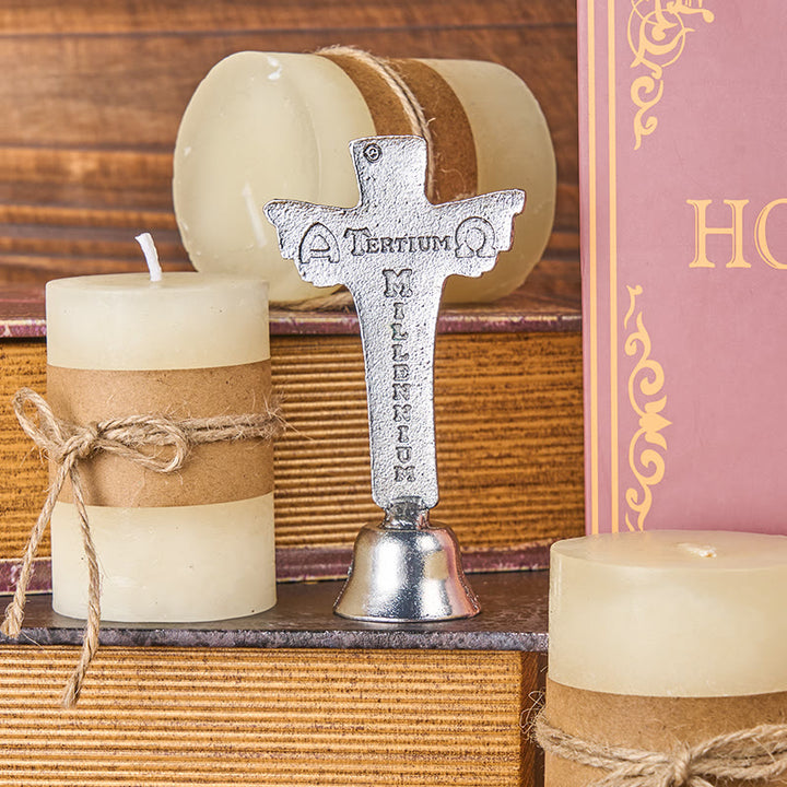 Christianartworkshop Stereoskopische Desktop-Ornamente im Retro-Stil mit Jesus-Dreifaltigkeits-Legierung