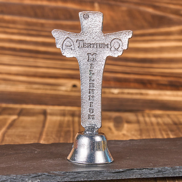 Christianartworkshop Stereoskopische Desktop-Ornamente im Retro-Stil mit Jesus-Dreifaltigkeits-Legierung