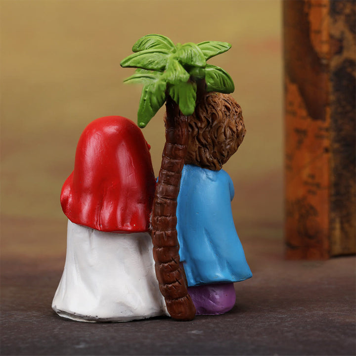 Christianartworkshop Skulptur im Cartoon-Stil, Weihnachtskrippe, Kunstharz, stereoskopische Desktop-Ornamente