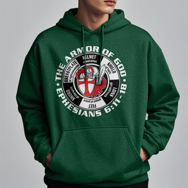 Christianartworkshop Moderner farbiger Hoodie im Kreuzritter-Rüstungsstil, gefüttert mit Polyester, Fleece-Futter - image 12