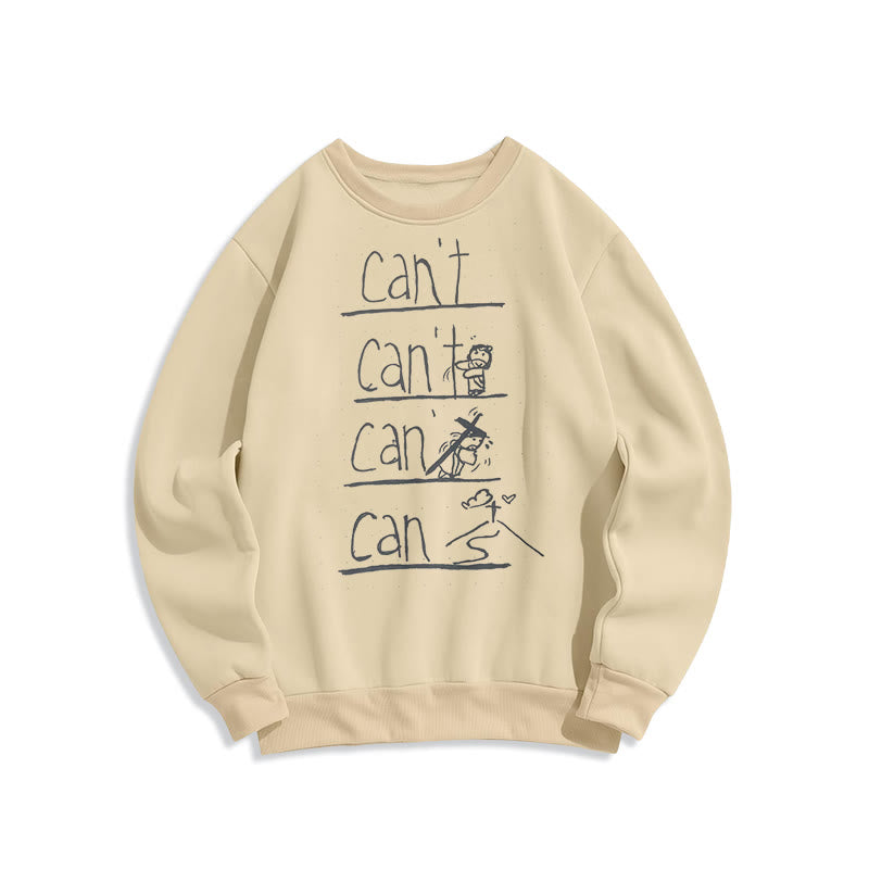 Christianartworkshop Zitat-Stil Erlösung durch Jesus Opfer Fleece gefüttert Polyester Sweatshirt - Beige - 2XL - image 10
