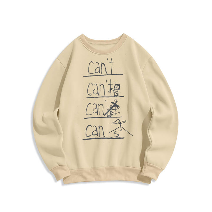 Christianartworkshop Zitat-Stil Erlösung durch Jesus Opfer Fleece gefüttert Polyester Sweatshirt - Beige - 2XL - image 10