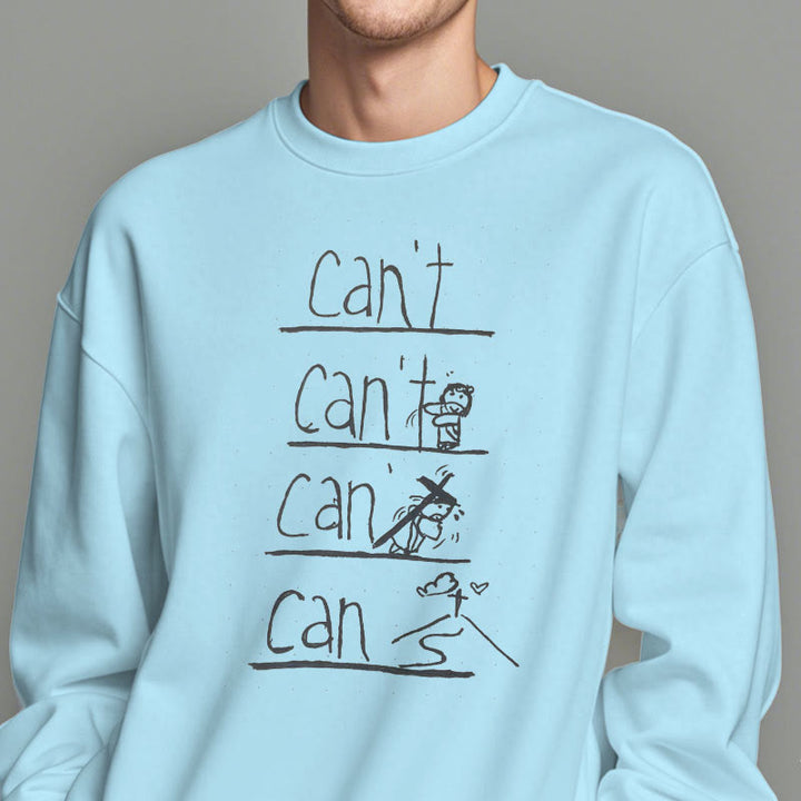 Christianartworkshop Zitat-Stil Erlösung durch Jesus Opfer Fleece gefüttert Polyester Sweatshirt