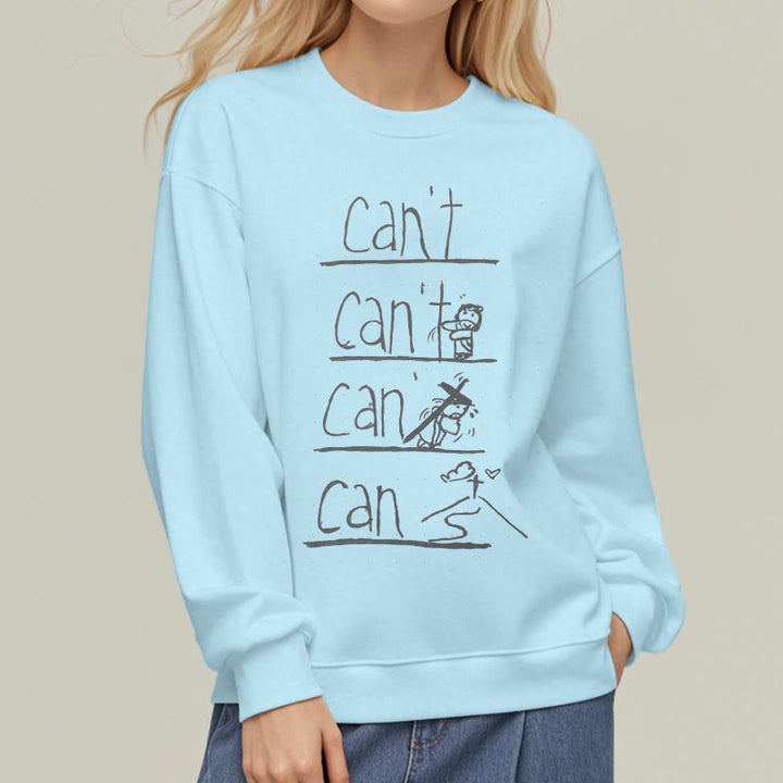 Christianartworkshop Zitat-Stil Erlösung durch Jesus Opfer Fleece gefüttert Polyester Sweatshirt