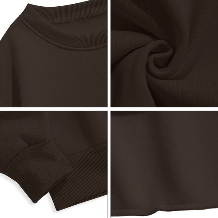 Christianartworkshop Farbiger Stil Strahlendes Kreuz der Hoffnung Fleecegefüttertes Polyester-Sweatshirt