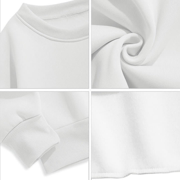 Christianartworkshop Zitat-Stil Gott ist in ihr Fleece gefüttertes Polyester-Sweatshirt - image 1