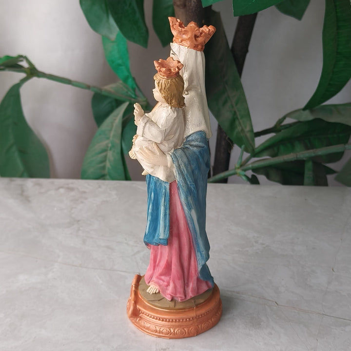 Christianartworkshop Schreibtisch-Dekoration, Madonna mit Kind, Heiliger Glaube, klassischer farbiger Stil