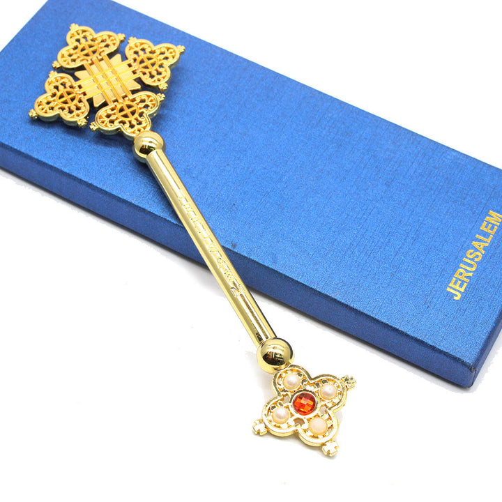 Christianartworkshop Klassischer Stil Jerusalem Devine Faith Blessing Handkreuz