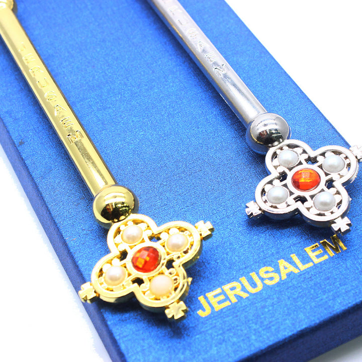 Christianartworkshop Klassischer Stil Jerusalem Devine Faith Blessing Handkreuz