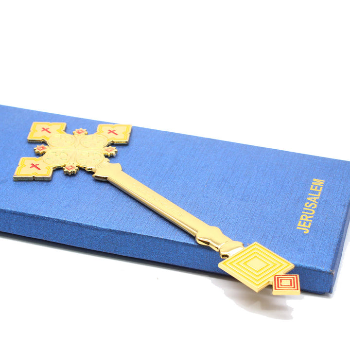 Christianartworkshop Klassisches Jerusalemkreuz in Form eines königlichen Segenshandkreuzes