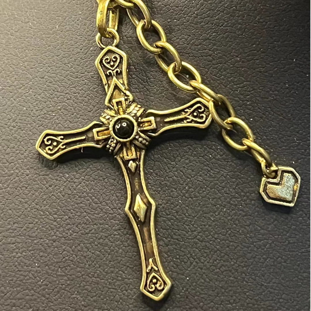Christianartworkshop Halskette mit Kreuzanhänger im modernen Stil der Heiligen Erlösung