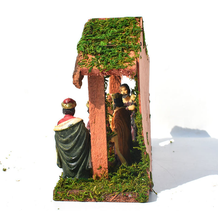 Christianartworkshop Krippenszene im klassischen Stil, Geburtsstatue von Jesus, Desktop-Dekoration, Ornament