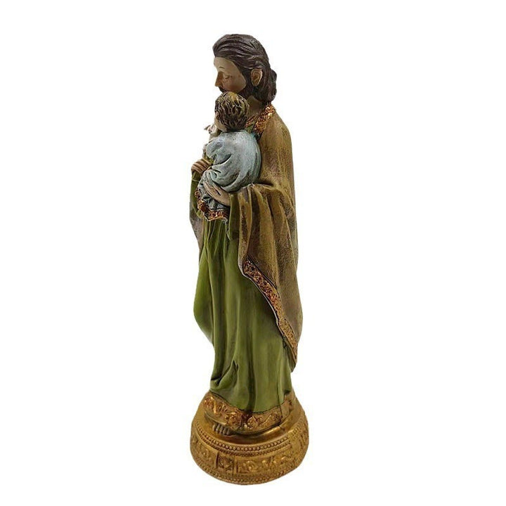 Christianartworkshop Klassischer Stil St. Joseph hält Jesuskind Desktop-Dekorationen Ornament