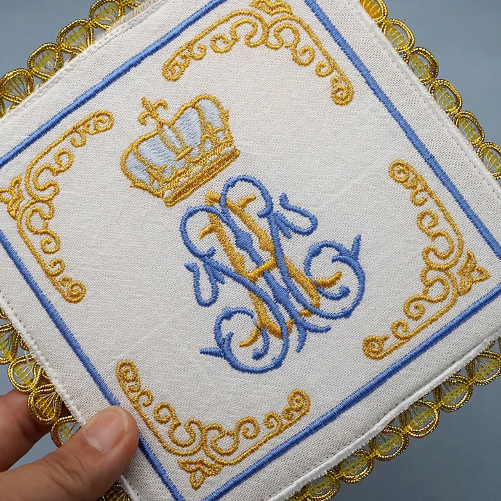 Christianartworkshop Altar-Leinen-Set im klassischen Stil „Göttliche Majestät der Blumen“