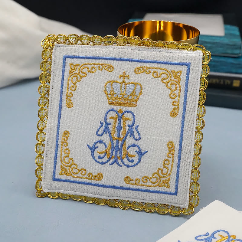 Christianartworkshop Altar-Leinen-Set im klassischen Stil „Göttliche Majestät der Blumen“